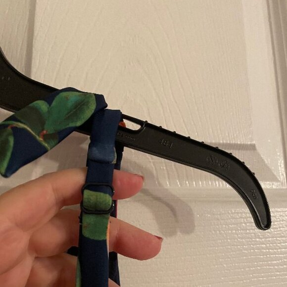 👙👙 COLORFUL CITRUS ORANGE ONE PIECE SWIM SUIT LOW CUT  - NWT - XXL w/ sarong - Picture 5 of 10